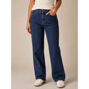 Natural Reflections Flannel Lined Jeans Size 10 Mid Rise Straight Leg